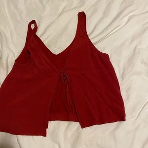 Aritzia open back tank top